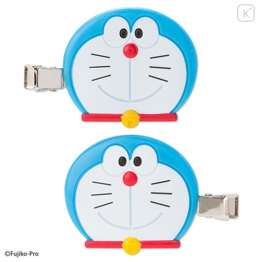 Japan Sanrio Hair Clips Set - Doraemon - 1