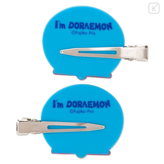 Japan Sanrio Hair Clips Set - Doraemon - 2