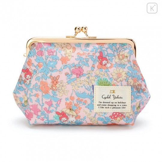 Japan Sanrio Liberty Print Cosmetic Pouch - My Melody / 45th Anniversary - 1