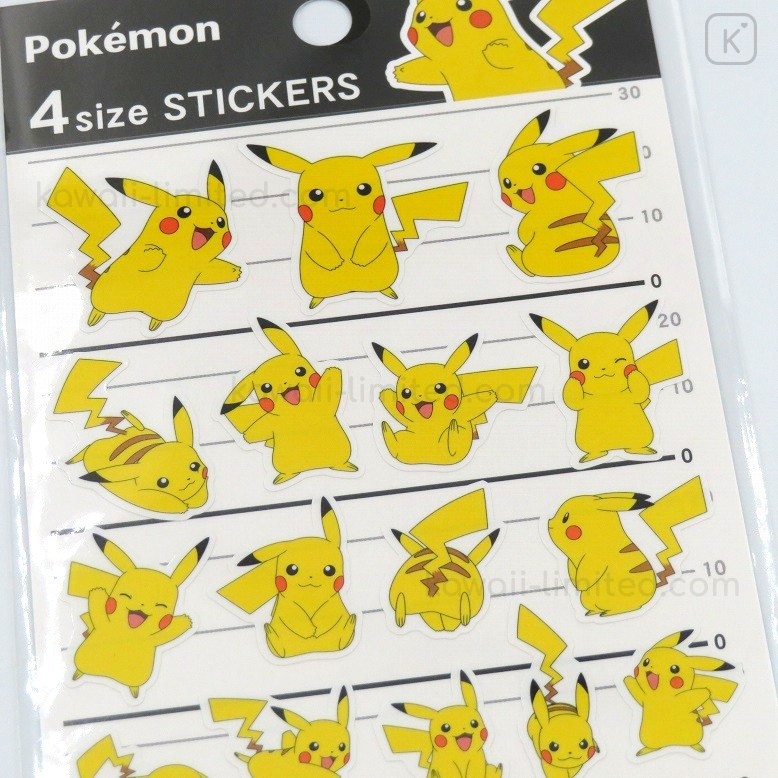 Japan Pokemon My Collect Stickers - Pikachu
