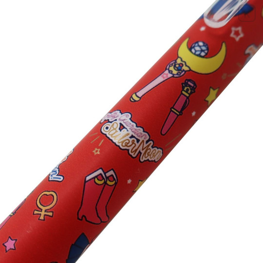 Japan Sailor Moon Hi-Tec-C Coleto 4 Color Barrel - Red - 2