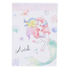 Japan Disney Mini Notepad - Little Mermaid Ariel Smile