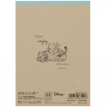 Japan Disney A6 Notepad - Winnie the Pooh Favorite Day - 6