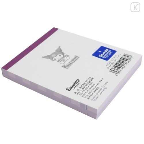 Japan Sanrio Mini Notepad - Kuromi / Cook - 4