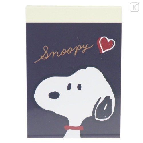 Japan Peanuts Mini Notepad - Snoopy / Beside You - 1