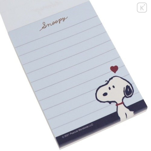 Japan Peanuts Mini Notepad - Snoopy / Beside You - 2