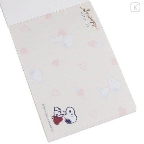 Japan Peanuts Mini Notepad - Snoopy / Beside You - 3