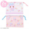 Japan Sanrio Drawstring Bag 2pcs Set - Mewkledreamy / Perfume - 1