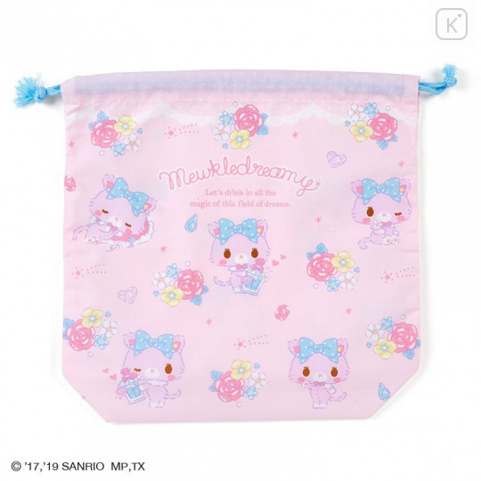 Japan Sanrio Drawstring Bag (L) - Mewkledreamy / Perfume - 1