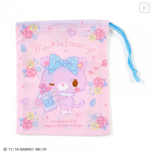 Japan Sanrio Drawstring Bag (S) - Mewkledreamy / Perfume - 1
