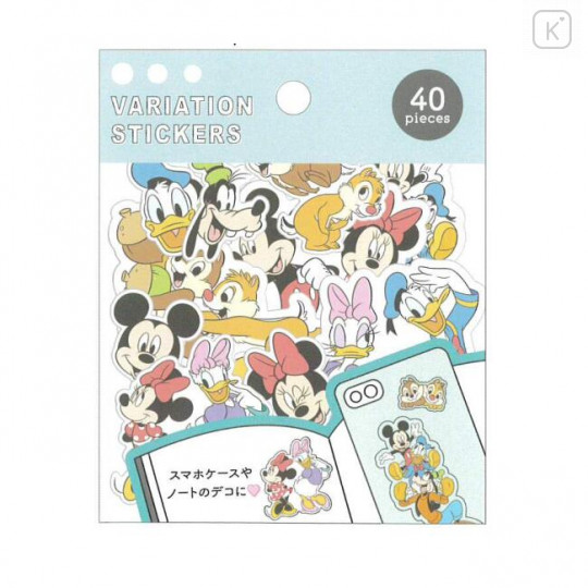 Japan Disney Variation Stickers - Mickey & Friends - 1