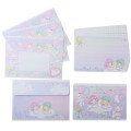 Japan Sanrio × Miki Takei Mini Letter Set - Little Twin Stars / Fantasy - 1