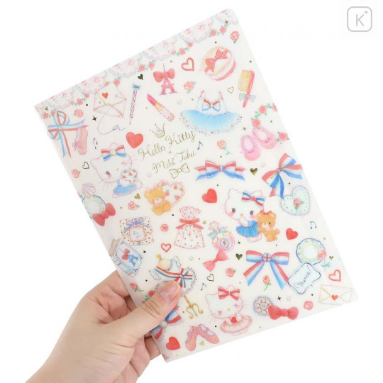 Japan Sanrio × Miki Takei Letter Set with A5 File - Hello Kitty / Fantasy - 3