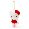 Japan Sanrio Keychain Plush - Hello Kitty / Acupoint Push Mascot - 1