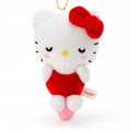 Japan Sanrio Keychain Plush - Hello Kitty / Acupoint Push Mascot - 2