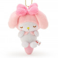 Japan Sanrio Keychain Plush - My Melody / Acupoint Push Mascot - 2