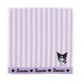 Japan Sanrio Petit Towel - Kuromi / Striped - 1