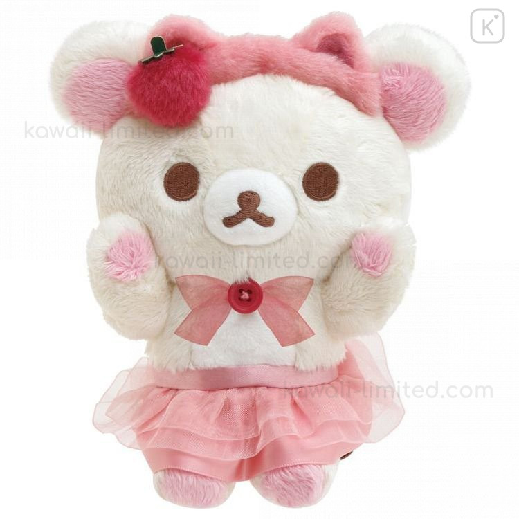 Korilakkuma Store Plush Doll Rilakkuma Strawberry Cat Series SAN-X Limitd 2021 
