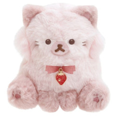 Japan San-X Plush - Strawberry Cat / Korilakkuma Strawberry Cat