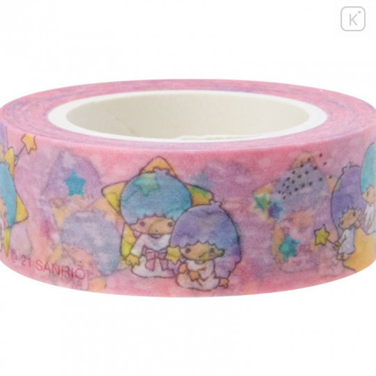 Japan Sanrio Washi Paper Masking Tape - Little Twin Stars / Sky - 3