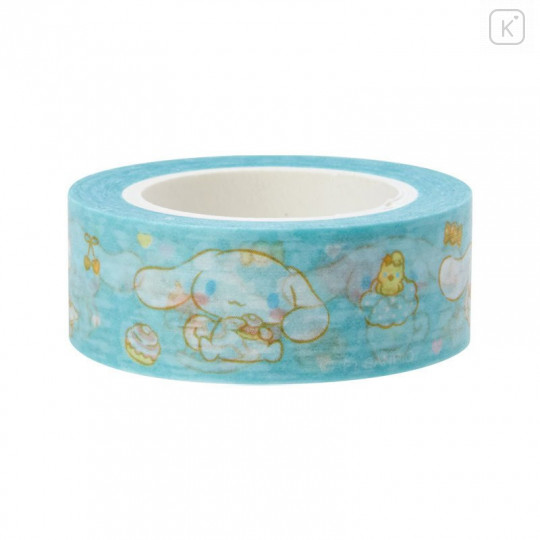 Japan Sanrio Washi Paper Masking Tape - Cinnamoroll / Blue - 2