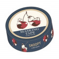 Japan Peanuts Washi Paper Masking Tape - Snoopy / Cherry - 1