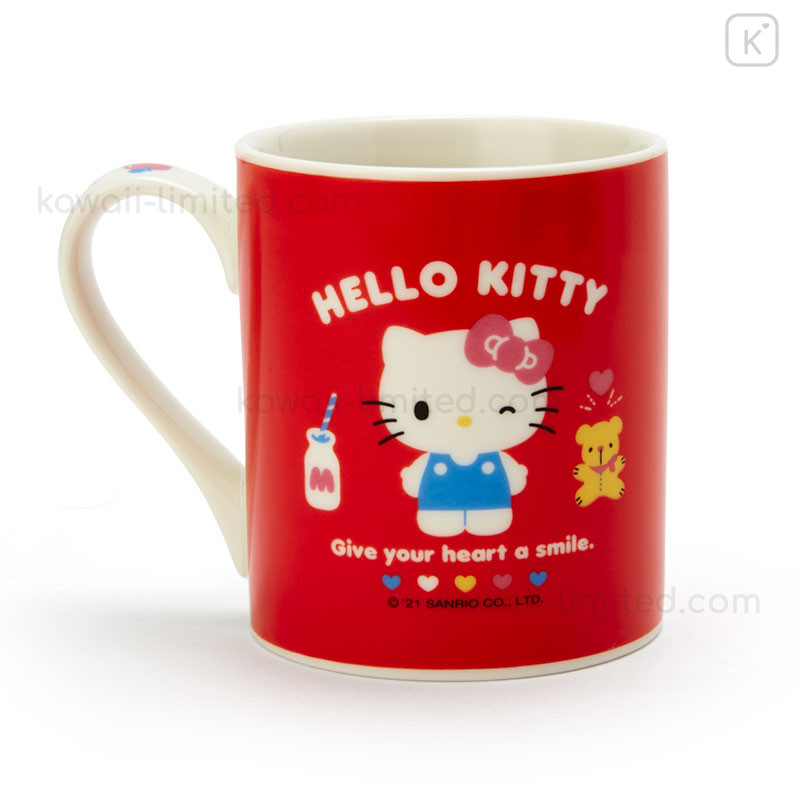 New Sanrio Hello Kitty Mug Cup logo from Japan F/S