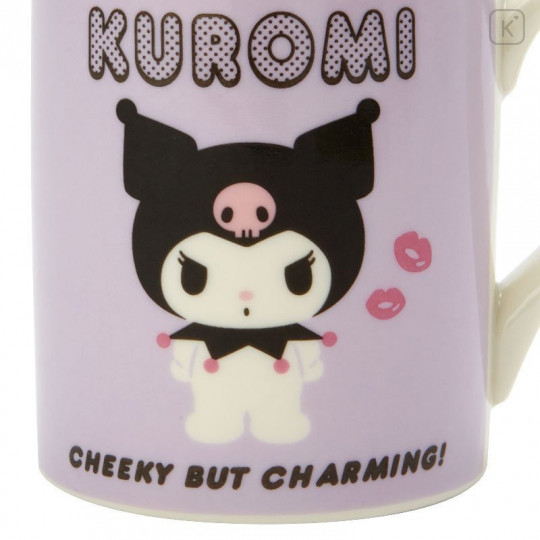 Japan Sanrio Mug - Kuromi - 4
