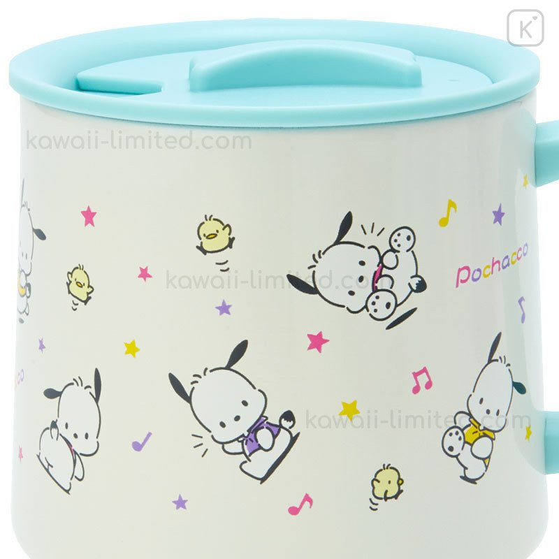 Sanrio Pochacco Stainless Mug Cup With Lid Vacuum double structure Japan