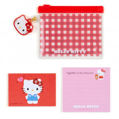 Japan Sanrio Memo with Vinyl Case - Hello Kitty