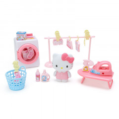 Japan Sanrio Mini Laundry Toy Set - Hello Kitty
