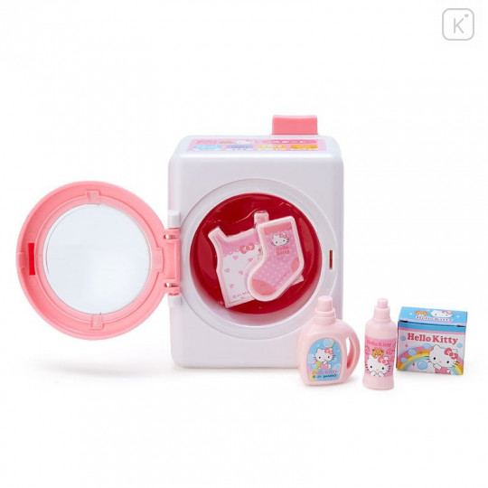 Japan Sanrio Mini Laundry Toy Set - Hello Kitty - 4