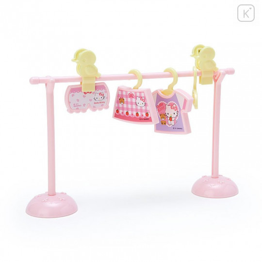 Japan Sanrio Mini Laundry Toy Set - Hello Kitty - 6