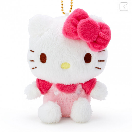Japan Sanrio Fluffy Keychain Plush - Hello Kitty - 2
