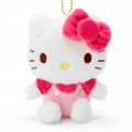 Japan Sanrio Fluffy Keychain Plush - Hello Kitty - 2