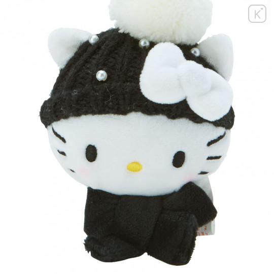 Japan Sanrio Keychain Knit Hat Plush - Hello Kitty - 2