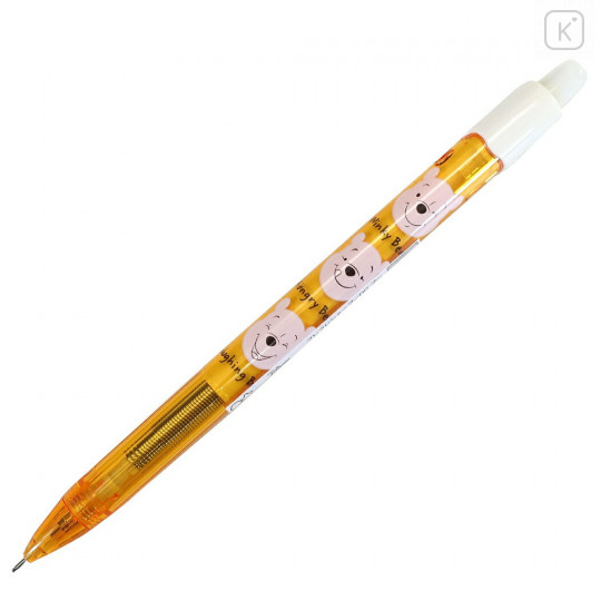 Japan Disney Fure Fure Me Shaker Mechanical Pencil - Pooh / Faces - 1