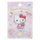 Japan Sanrio Iron-on Applique Patch - Hello Kitty / Flower