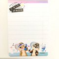 Japan Disney Mini Notepad - Chip & Dale / Sporty - 3
