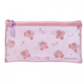 Japan Kirby Zipper Makeup Stationery Pencil Bag Pouch - Clear - 1