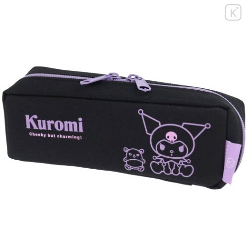 Japan Sanrio Tray Pen Pouch - Kuromi / Black | Kawaii Limited
