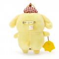 Japan Sanrio 2 Way Mascot Keychain Brooch - Pompompurin Omamori / My Treasure - 3