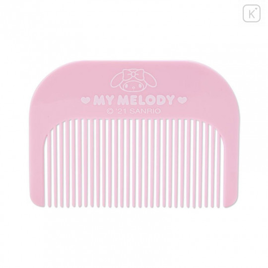 Japan Sanrio Face Mirror & Comb Set - My Melody - 3