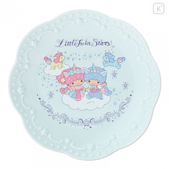Japan Sanrio Plate 2pcs Set - Little Twin Stars / Aurora Unicorn - 3