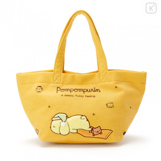 Japan Sanrio Handbag - Pompompurin / Sleepy - 1