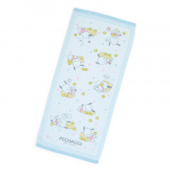 Japan Sanrio Face Towel - Pochacco / Relaxing