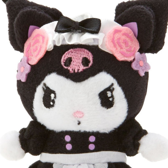 Japan Sanrio Mascot Brooch - Kuromi : Tsundere Cafe - 4