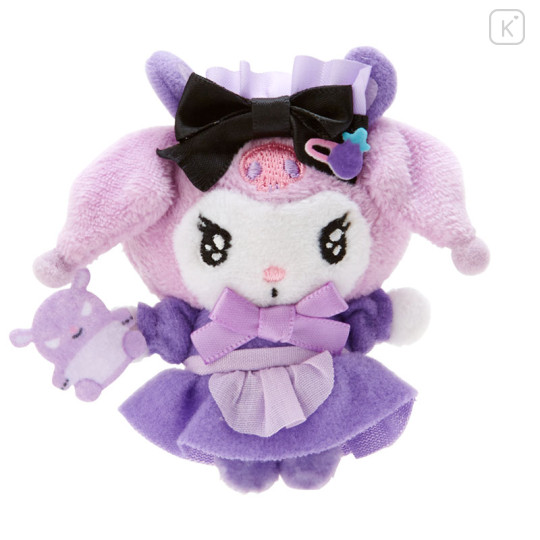 Japan Sanrio Mascot Brooch - Kuromi Dere : Tsundere Cafe - 2