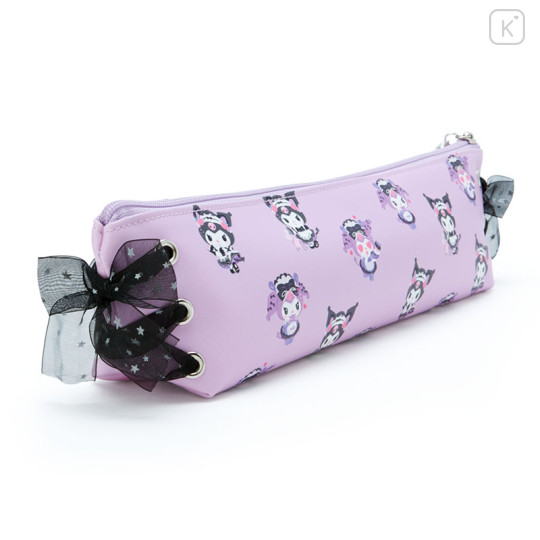 Japan Sanrio Long Pouch - Kuromi : Tsundere Cafe - 2