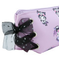 Japan Sanrio Long Pouch - Kuromi : Tsundere Cafe - 5
